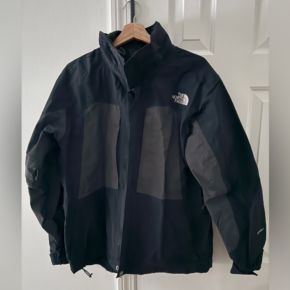 The North Face Hyvent 2 In 1 Jacket Full Zip Lined 2 Piece Black Mens